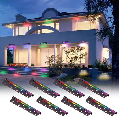 Luces de exterior LED multicolores IP65 resistentes al agua con brillo de 5000 lumens