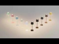 Lámpara de escritorio de LED recargable sensor táctil de interruptor Diseño de clip de soporte con voltaje de salida de 5V/1A DC