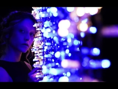 Múltiples modos de escena Luces inteligentes controladas RGB con brillo ajustable