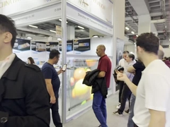 Tecnología de última generación LED Pantalla transparente flexible