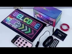 Pantalla LED flexible de alto brillo 3500 Nits, conexión Bluetooth, 1330x192mm