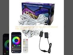 24V 0.5A Voltage Multicolor luces de banda LED con control avanzado RGBIC Bluetooth