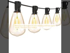 Agregue un toque de elegancia a su boda con luces de patio y voltaje de entrada AC 110V/220V